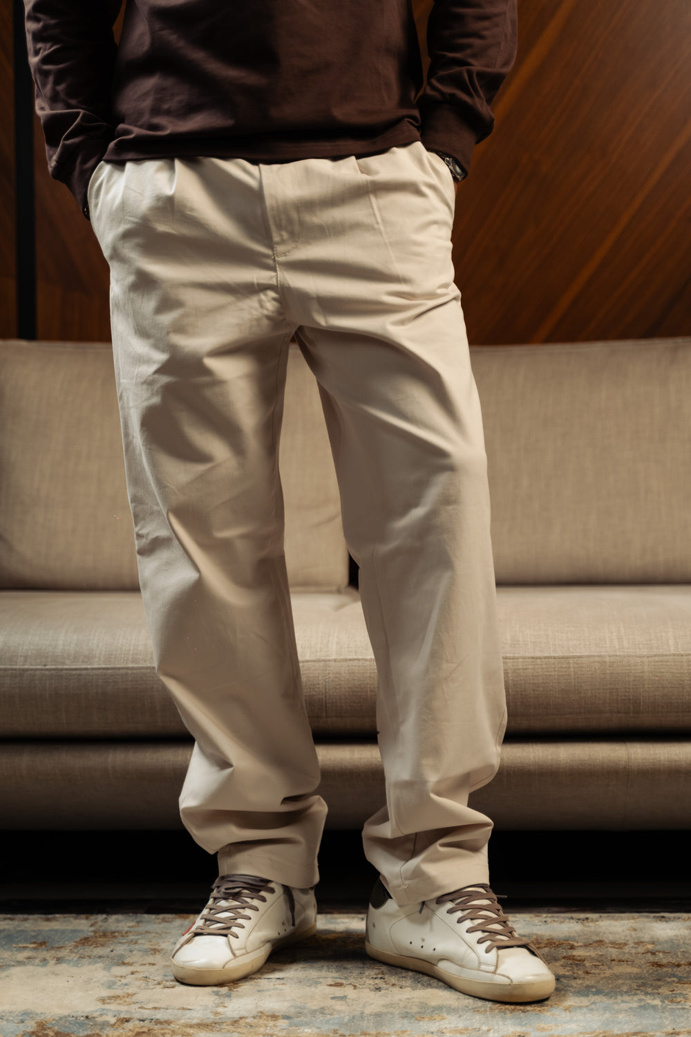 Beige Chino Pants