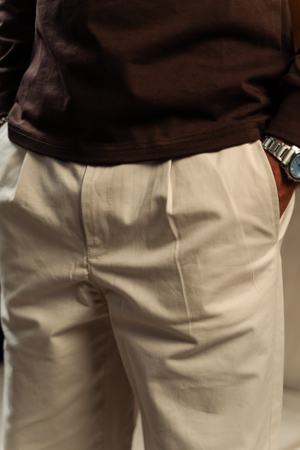 Beige Chino Pants