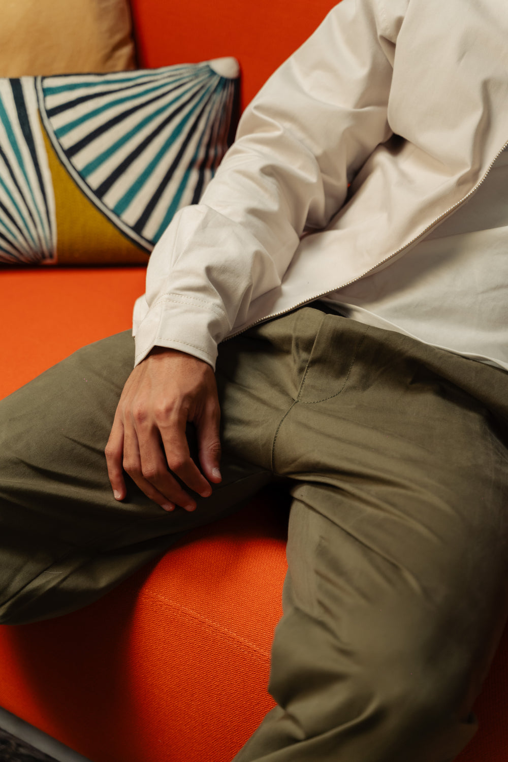 Olive Chino Pants
