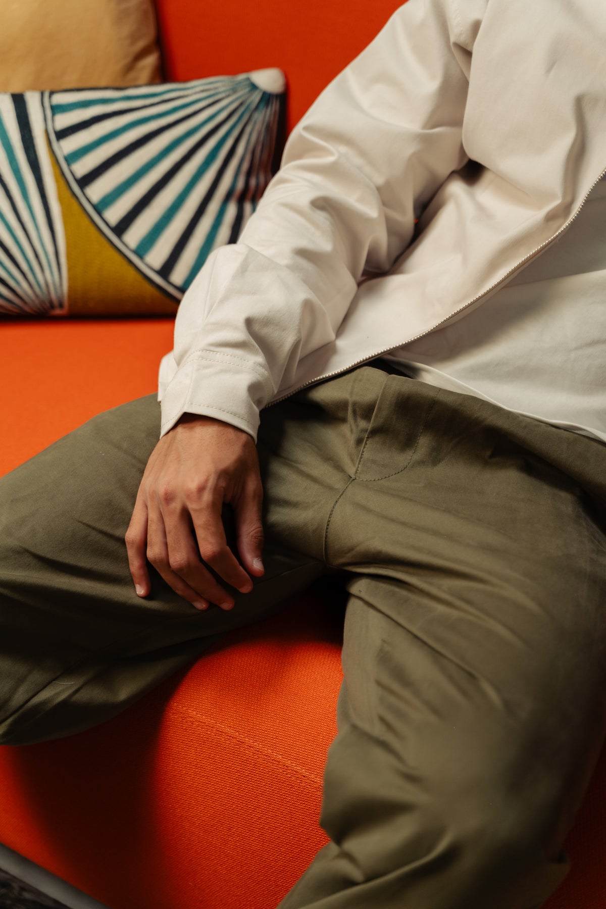 Olive Chino Pants