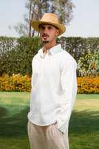 Linen Polo Shirt