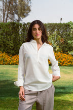 Linen Polo Shirt