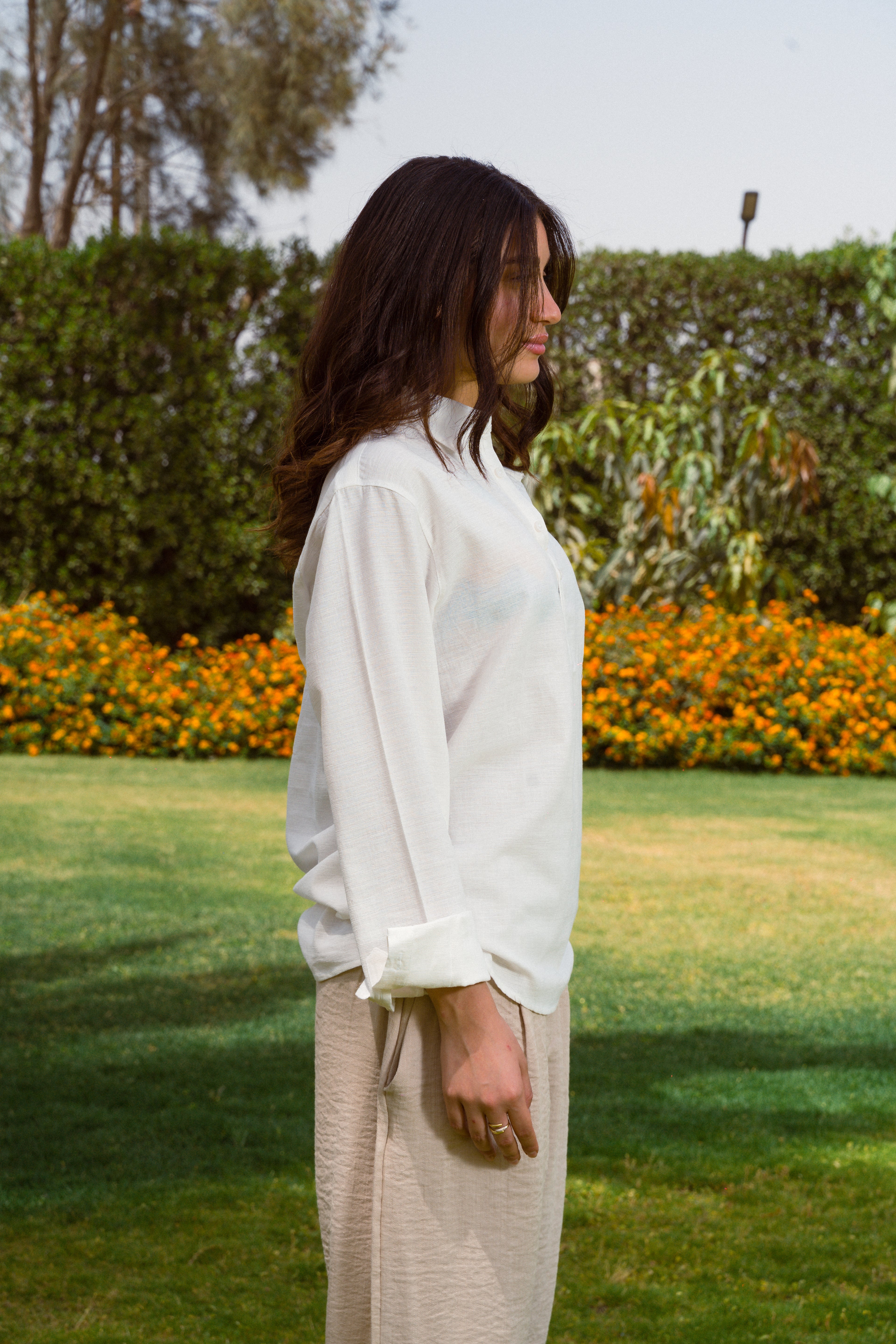 Linen Polo Shirt