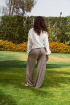 Brown Linen Pants